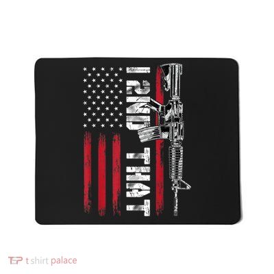 I 2nd That Second Amendment Pro Gun American Flag Patriotic Mousepad