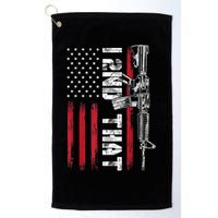 I 2nd That Second Amendment Pro Gun American Flag Patriotic Golf Towel