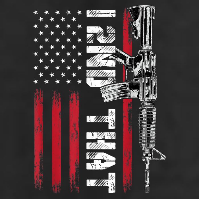 I 2nd That Second Amendment Pro Gun American Flag Patriotic Golf Towel