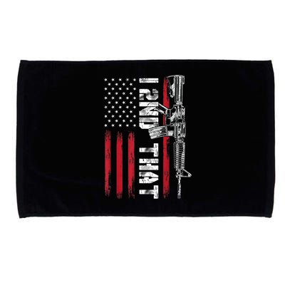 I 2nd That Second Amendment Pro Gun American Flag Patriotic Microfiber Hand Towel