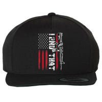 I 2nd That Second Amendment Pro Gun American Flag Patriotic Wool Snapback Cap