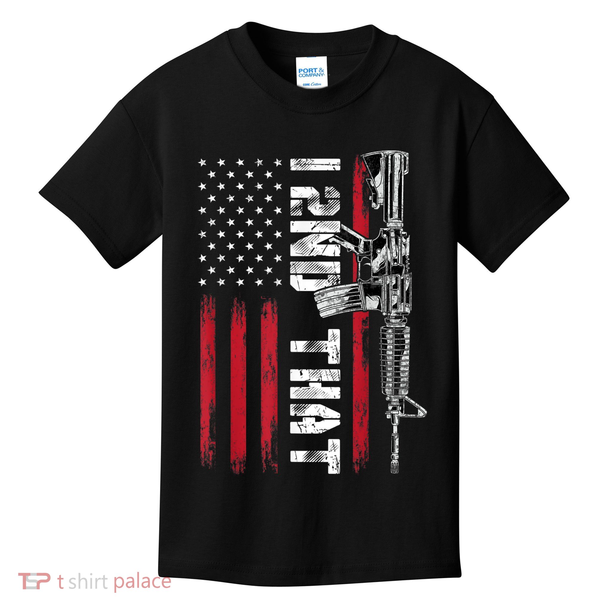 I 2nd That Second Amendment Pro Gun American Flag Patriotic Kids T-Shirt