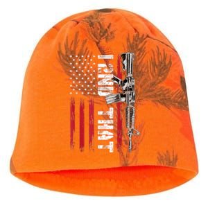 I 2nd That Second Amendment Pro Gun American Flag Patriotic Kati - Camo Knit Beanie