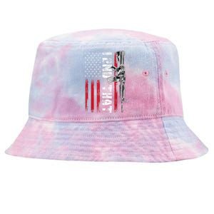 I 2nd That Second Amendment Pro Gun American Flag Patriotic Tie-Dyed Bucket Hat