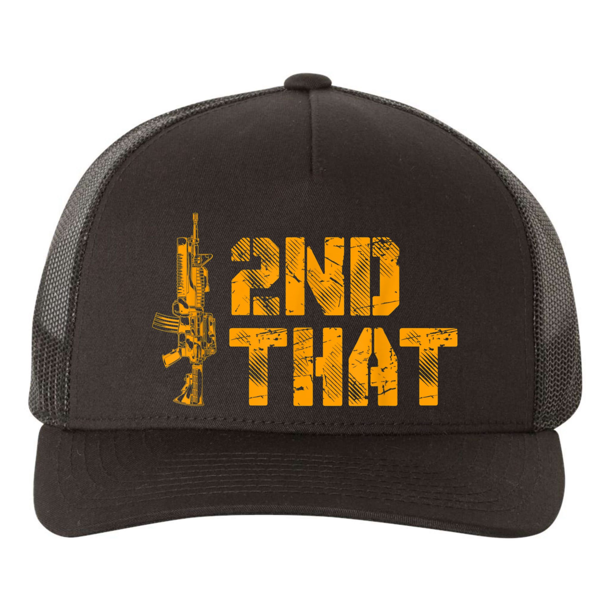 I 2nd That Second Amendment Pro Gun American Patriotic Yupoong Adult 5-Panel Trucker Hat