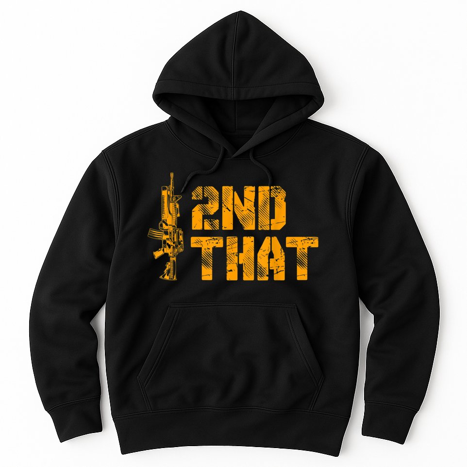 I 2nd That Second Amendment Pro Gun American Patriotic Hoodie
