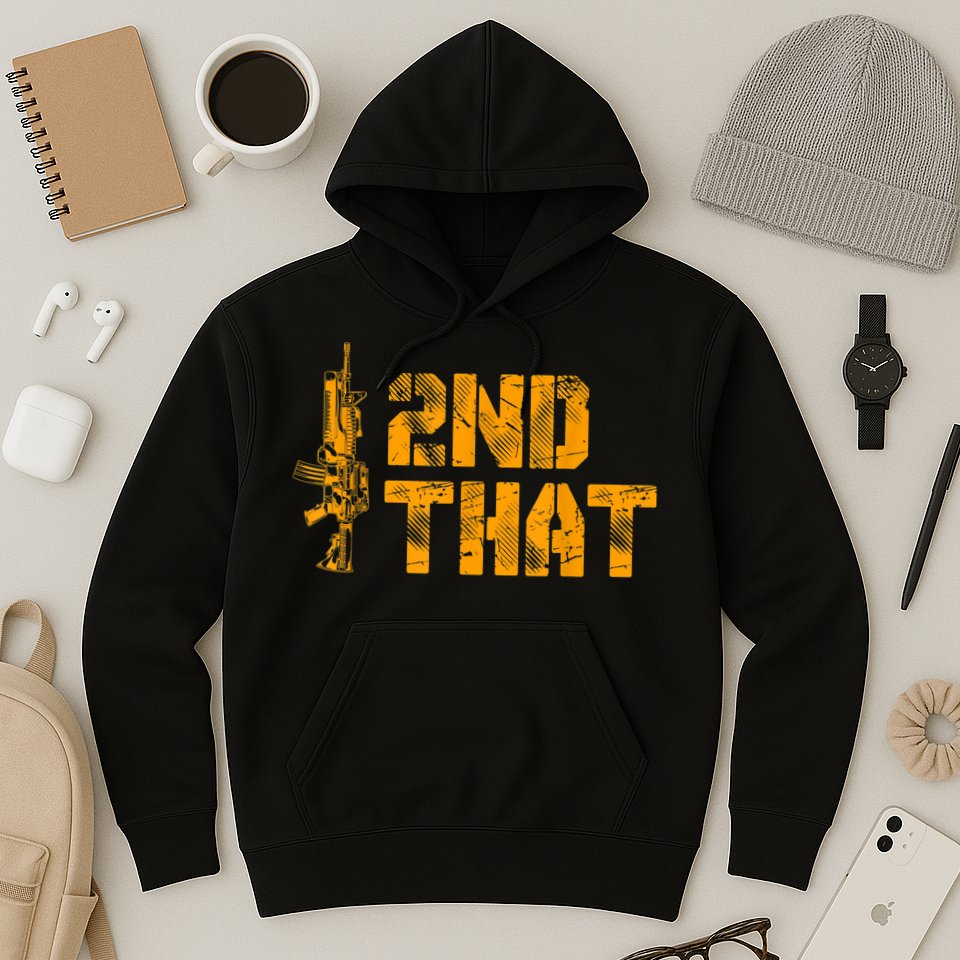 I 2nd That Second Amendment Pro Gun American Patriotic Hoodie