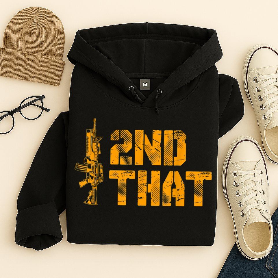I 2nd That Second Amendment Pro Gun American Patriotic Hoodie