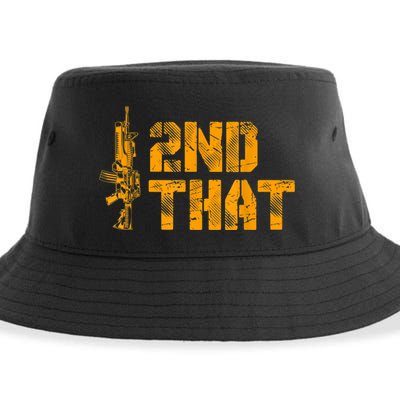 I 2nd That Second Amendment Pro Gun American Patriotic Sustainable Bucket Hat