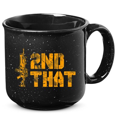 I 2nd That Second Amendment Pro Gun American Patriotic 15oz Campfire Ceramic Mug