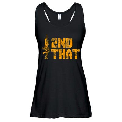 I 2nd That Second Amendment Pro Gun American Patriotic Ladies Essential Flowy Tank