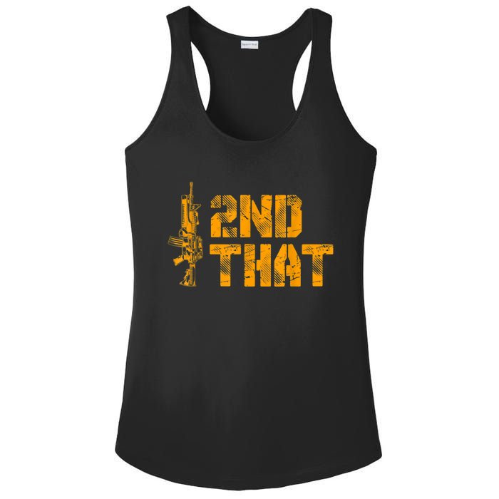 I 2nd That Second Amendment Pro Gun American Patriotic Ladies PosiCharge Competitor Racerback Tank