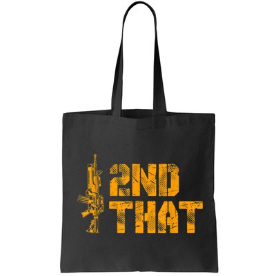 I 2nd That Second Amendment Pro Gun American Patriotic Bag