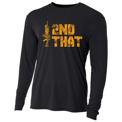 I 2nd That Second Amendment Pro Gun American Patriotic Cooling Performance Long Sleeve Crew