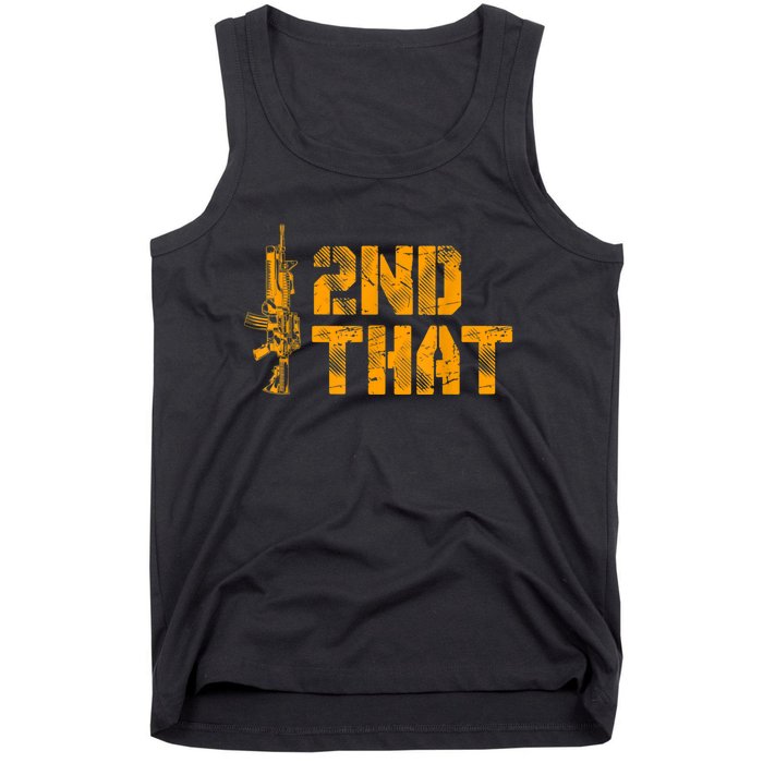 I 2nd That Second Amendment Pro Gun American Patriotic Tank Top