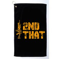 I 2nd That Second Amendment Pro Gun American Patriotic Golf Towel