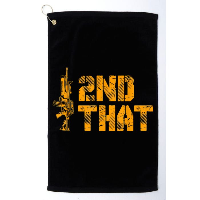 I 2nd That Second Amendment Pro Gun American Patriotic Golf Towel