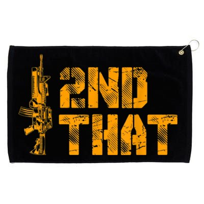 I 2nd That Second Amendment Pro Gun American Patriotic Grommeted Golf Towel