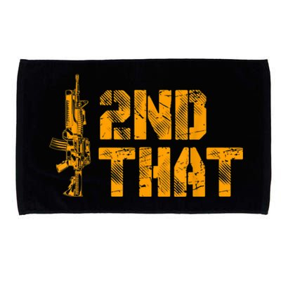 I 2nd That Second Amendment Pro Gun American Patriotic Microfiber Hand Towel