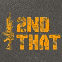 I 2nd That Second Amendment Pro Gun American Patriotic Cotton Canvas Backpack