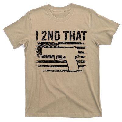 I 2nd That 2nd Amendment Pro Guns Pistol Camo USA Flag 1 T-Shirt