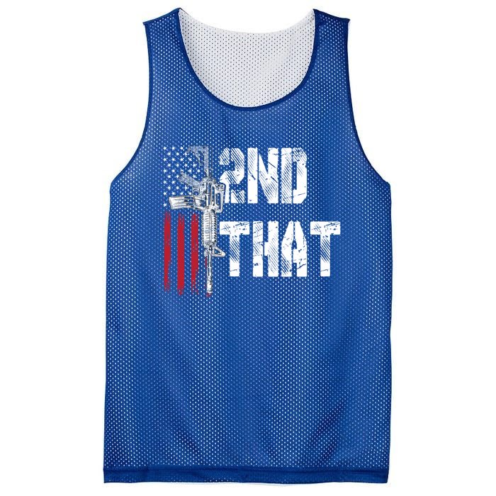 I 2nd That Second Adt Gun Rights Ar15 Owner Patriotic Gift Mesh Reversible Basketball Jersey Tank