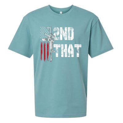 I 2nd That Second Adt Gun Rights Ar15 Owner Patriotic Gift Sueded Cloud Jersey T-Shirt