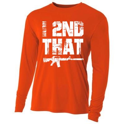 I 2nd That Pro Gun American Patriotic Second Adt Meaningful Gift Cooling Performance Long Sleeve Crew