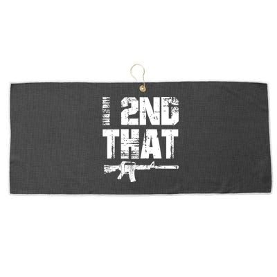 I 2nd That Pro Gun American Patriotic Second Adt Meaningful Gift Large Microfiber Waffle Golf Towel
