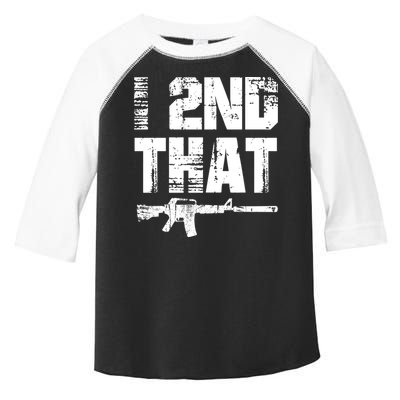 I 2nd That Pro Gun American Patriotic Second Adt Meaningful Gift Toddler Fine Jersey T-Shirt