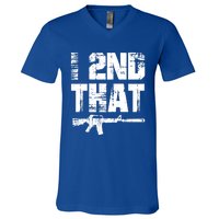 I 2nd That Pro Gun American Patriotic Second Adt Meaningful Gift V-Neck T-Shirt