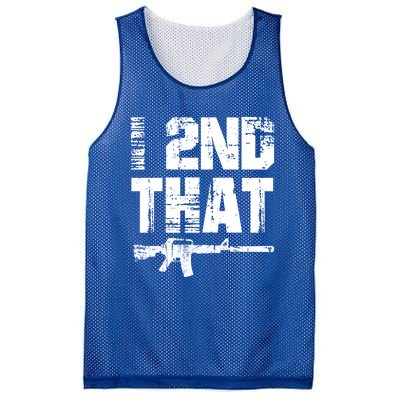 I 2nd That Pro Gun American Patriotic Second Adt Meaningful Gift Mesh Reversible Basketball Jersey Tank