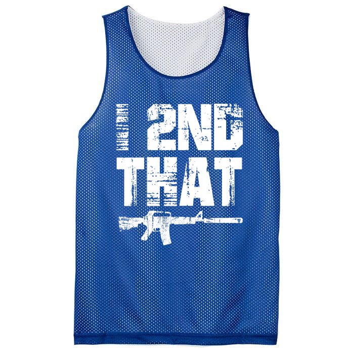 I 2nd That Pro Gun American Patriotic Second Adt Meaningful Gift Mesh Reversible Basketball Jersey Tank