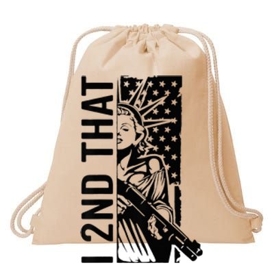 I 2nd That Second Amendment Pro Gun Rights Usa Drawstring Bag