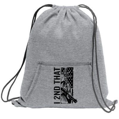 I 2nd That Second Amendment Pro Gun Rights Usa Sweatshirt Cinch Pack Bag