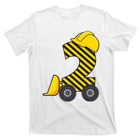 Im 2 Year Old Gift Excavator Construction 2nd Birthday Boy T-Shirt