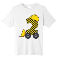 Im 2 Year Old Gift Excavator Construction 2nd Birthday Boy Tall Fusion ChromaSoft Performance T-Shirt