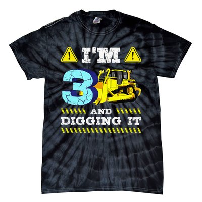 Im 3 And Digging ItI'm 3 And Digging ItIm Digging Being 3 Tie-Dye T-Shirt