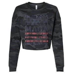 IM 34 Times More Maga Now Than Ever Cropped Pullover Crew