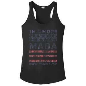 IM 34 Times More Maga Now Than Ever Ladies PosiCharge Competitor Racerback Tank