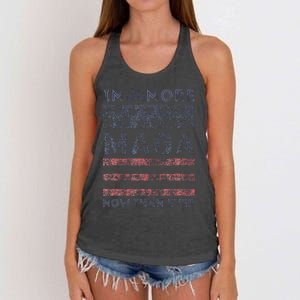 IM 34 Times More Maga Now Than Ever Women's Knotted Racerback Tank