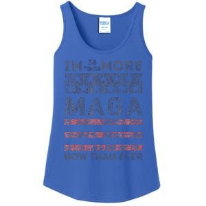 IM 34 Times More Maga Now Than Ever Ladies Essential Tank