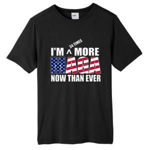 IM 34 Times More Maga Now Than Ever Felon Trump 2024 Tall Fusion ChromaSoft Performance T-Shirt