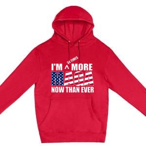 IM 34 Times More Maga Now Than Ever Felon Trump 2024 Premium Pullover Hoodie