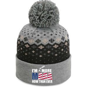 IM 34 Times More Maga Now Than Ever Felon Trump 2024 The Baniff Cuffed Pom Beanie