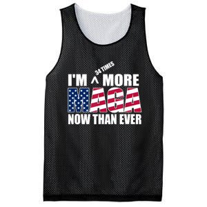 IM 34 Times More Maga Now Than Ever Felon Trump 2024 Mesh Reversible Basketball Jersey Tank