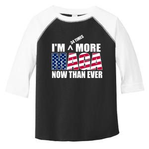 IM 34 Times More Maga Now Than Ever Felon Trump 2024 Toddler Fine Jersey T-Shirt