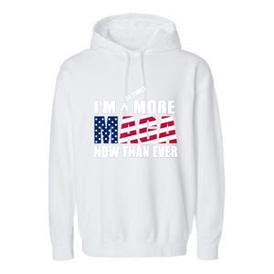 IM 34 Times More Maga Now Than Ever Felon Trump 2024 Garment-Dyed Fleece Hoodie