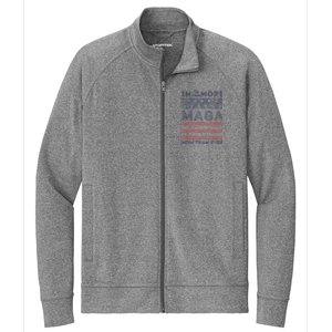 IM 34 Times More Maga Now Than Ever Felon Trump 2024 Stretch Full-Zip Cadet Jacket