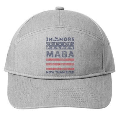 IM 34 Times More Maga Now Than Ever Felon Trump 2024 7-Panel Snapback Hat